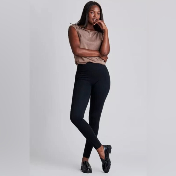 Assets by Spanx Ponte Shaping Leggings Size S Black - Picture 1 of 5